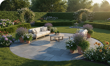 aangelegde tuin